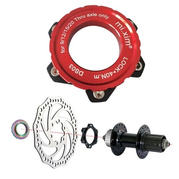 Adapter Hub Center Lock Piasta do piasty z 6