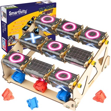 Smartivity Drewniane Puzzle 3D - Kółko i Krzyżyk