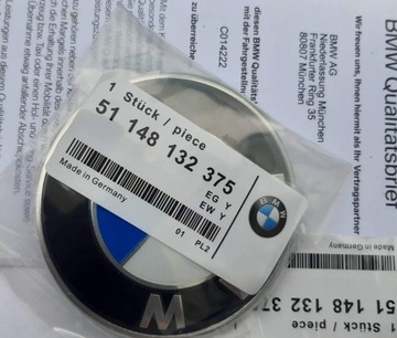 NOVÝ ZNAKY BMW E30 TRVANLIVÝ Z ZÁRUKA 82MM