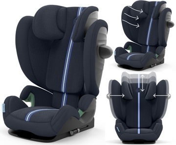 CYBEX FOTELIK SAMOCHODOWY SOLUTION G I-FIX PLUS OCEAN BLUE NAVY BLUE