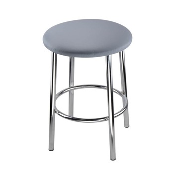 ХРОМИРОВАННЫЙ КУХОННЫЙ СТУЛ JOPEK, УСИЛЕННЫЙ ХРОМОВЫЙ ПРОЧНЫЙ