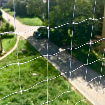 SIATKA PRZECIW PTAKOM BALKONOWA 8x3m TRANSPARENTNA