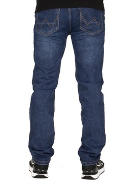 Spodnie męskie jeans W:33 88 CM L:32 granatowe