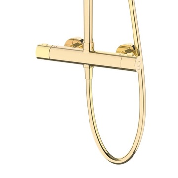 Золотая душевая колонна Corsan Lugo CMN01TGL