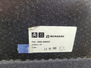 PEUGEOT 3008 KRYTINA KUFRU PODLAHA