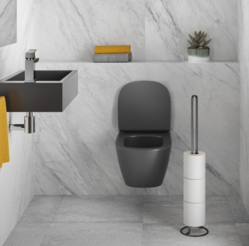 Фирменный органайзер-подставка-вешалка для запасных рулонов швейцарской туалетной бумаги