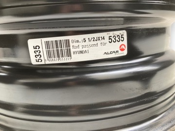 DISK 14 HYUNDAI I10 I20 GETZ ACCENT ATOS KIA RIO PICANTO II