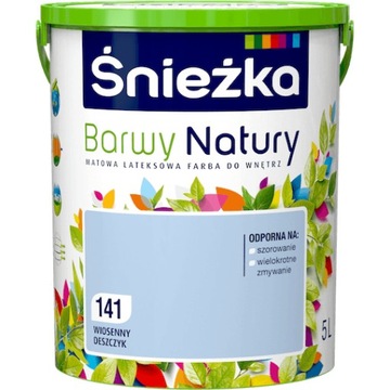 FARBA ŚNIEŻKA BARWY NATURY WIOSENNY DESZCZYK 5L