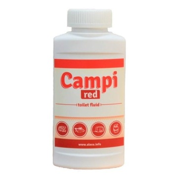 PŁYN DO TOALET WC CAMPI RED 0,25 L KEMPING KAMPERA