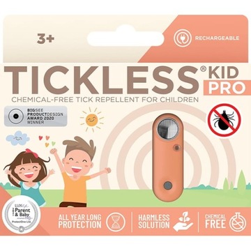 TickLess Kid Pro Hot Peach Ochrona Przed Kleszczami Dla Dzieci