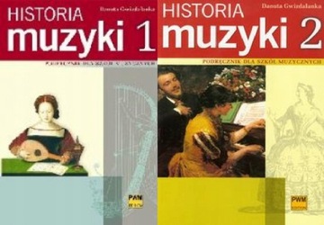 Historia muzyki 1+2 Podręcznik Gwizdalanka