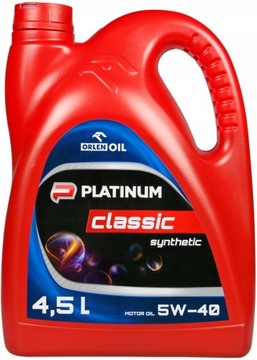 PLATINUM 5W40 4,5L. CLASSIC SYNTHETIC