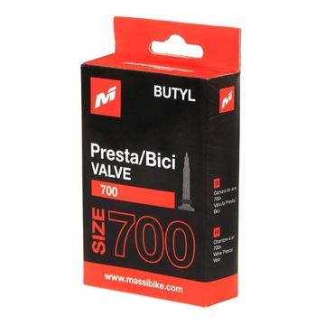 Massi 700 - dętka rowerowa, 700x18-25, 80 mm