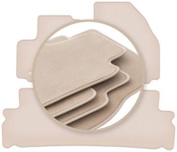 Velurové koberce 10 mm Premium pro: Ford Galaxy MK2 minivan 2006-2012