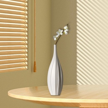 Керамическая ваза Цветочный горшок Декоративная центральная часть Элегантная ваза для дома 50х17см