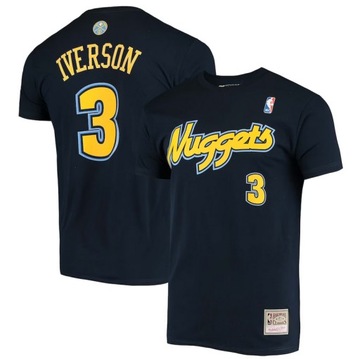 XXL Allen Iverson Denver Nuggets NBA Mitchell & Ness Hardwood Classics