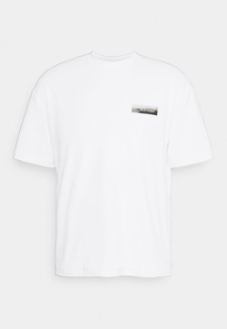 T-shirt biały z nadrukiem Calvin Klein XXL