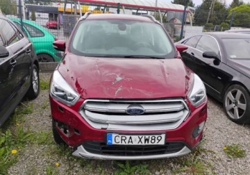 Ford Kuga II SUV Facelifting 1.5 EcoBoost 150KM 2017 Ford Kuga 2017r, 1.5 Benzyna. Uszkodzony prawy przod. Jezdzi. 1.5 Benzyna, zdjęcie 18