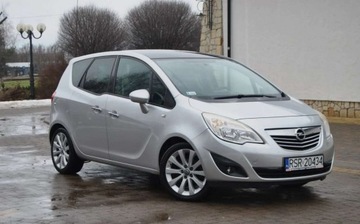 Opel Meriva II Mikrovan 1.4 Twinport ECOTEC 100KM 2010 Opel Meriva GWARANCJA, 1.4 100KMLPG, ISOFIX, Pol skora, Navi, Niski przebi, zdjęcie 1