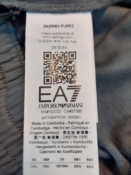 Emporio Armani EA7 spodnie dresowe rozm XXL