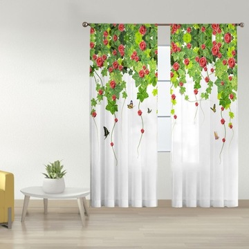 2 szt. Pręt kieszonkowy zasłona okienna 132 cm x 213 cm