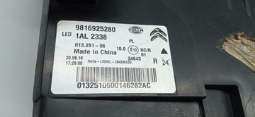CITROEN C5 AIRCROSS 17- SVĚTLO PRAVÁ PŘEDNÍ FULL LED EU 9816925280