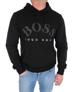 BLUZA HUGO BOSS MĘSKA PREMIUM Z KAPTUREM EFEKTOWNA M