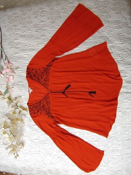 Amisu New Yorker koszula bluzka tunika boho haftXL
