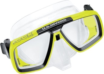 Маска для дайвинга Look, черно-серебристая
