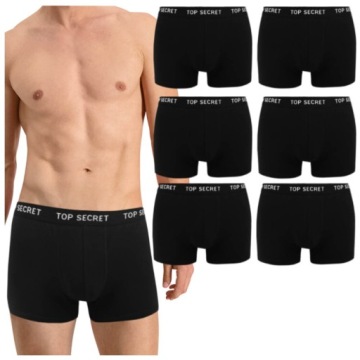 Top Secret Boxers мужской хлопок 6pak размер l