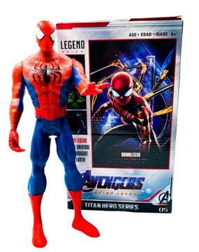 SPIDERMAN AVENGERS DUŻA RUCHOMA FIGURKA DŹWIĘK