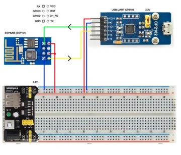 Сетевой модуль WIFI ESP8266 RS232 AT