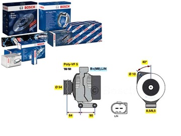 BOSCH ALTERNATOR 30667119 30659131 36001454 360013