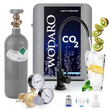 SATURATOR WODY GAZOWANEJ SODAMASTER WODARO PODBLATOWY + KRAN + FILTR wody