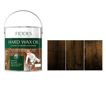 FIDDES Twardy Olejowosk do podłóg schodów HARD WAX OIL RUSTIC OAK 2,5L