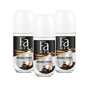 Fa Men Dezodorant w kulce Xtreme Power 50 x3