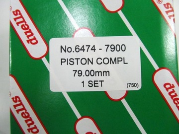 Поршень поршня Duells 79,00 K-750 M72 Set Set