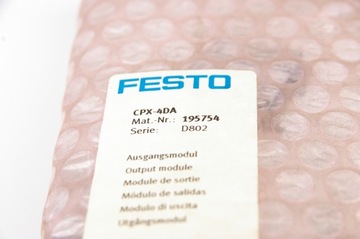 Модуль Festo CPX-4DA 195754