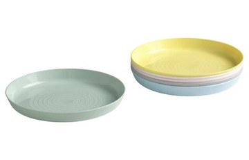 Zestaw talerzy Ikea Kalas, wielokolorowy, 19 cm, 6 szt