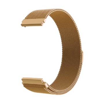 COLMI WYTRZYMAŁY PASEK BRANSOLETA MAGNETYCZNA DO SMARTWATCHA ZŁOTY 22MM