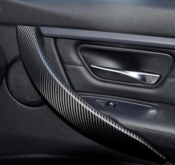 Taśma ochronna Carbon na progi samochodu 5m 10cm Głębokie tłoczenia 5D Foli