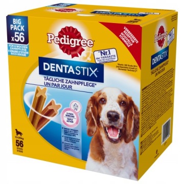 Pedigree Dentastix средняя среда пород 56 ПК