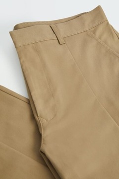 ZARA SPODNIE CHINOS KIESZENIE UHW XXJ__29