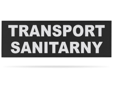 TRANSPORT SANITARNY MEDYCZNA NASZYWKA ODBLASKOWA