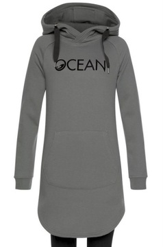 OCEAN BLUZA DRESOWA Z KAPTUREM ROZMIAR 36
