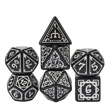 DRUID POWIETRZA ZESTAW 7 KOŚCI KOSTEK RPG