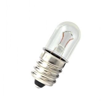 ЛАМПА 12В 3ВТ E10 ТЕПЛЫЙ БЕЛЫЙ