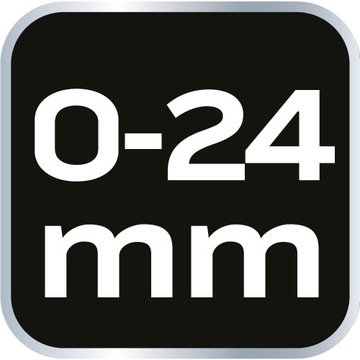 Разводной ключ 150 мм, диапазон 0-24 мм