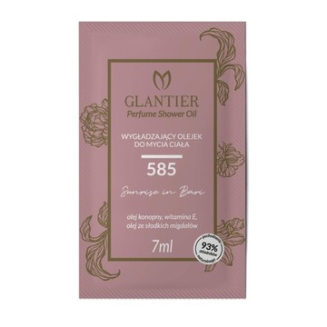 Glantier 585 Olejek pod prysznic i Do Mycia Ciała - próbka 7ml