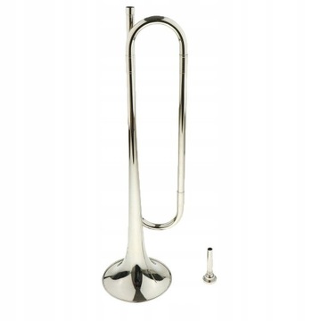Ретро-кавалерийская труба, флюгельгорн, серебряный рожок
